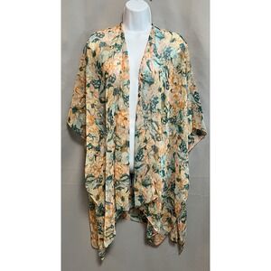 Cato Kimono Cover Beach Swimming Casual One Size Floral Women's